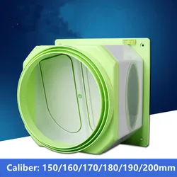 Flue check valve Home smoke-free Air return Kitchen range hood exhaust pipe opening ABS Exhaust check valve PVC