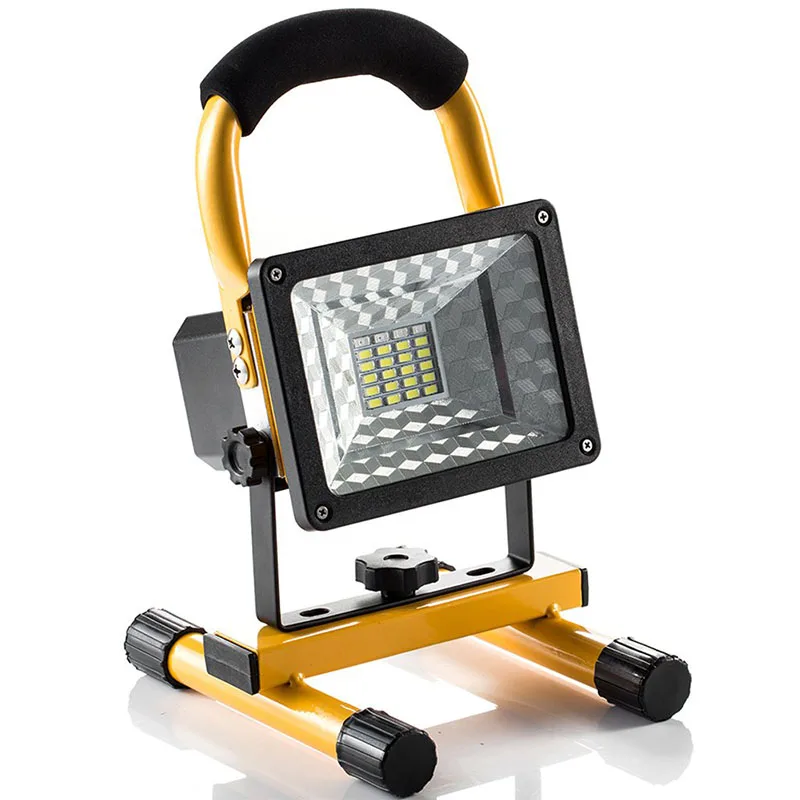 

30W Waterproof Flood Light Outdoor 24 Led Reflector Portable 220v Rechargeable Spotlight Floodlight Work Construction Lamp