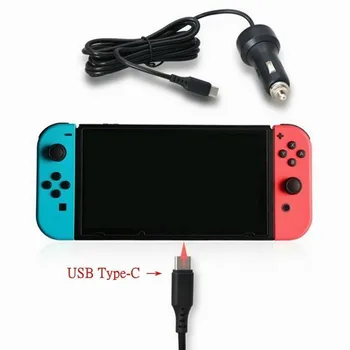 

5V USB Type-C Charging Power Adapter Car For Nintendo Switch High Speed Car Charger Electronics Car Accessories