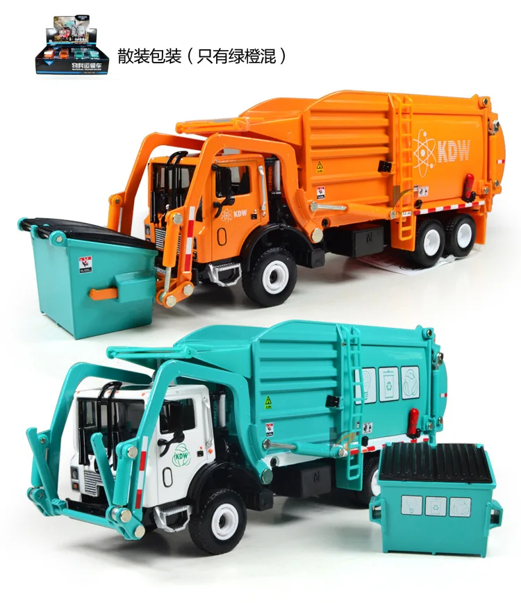 AliExpress Cadeve 1: 24 сплав игрушка инженерно Материал грузовая тележка Архитектура механическая модель Коллекционные вещи