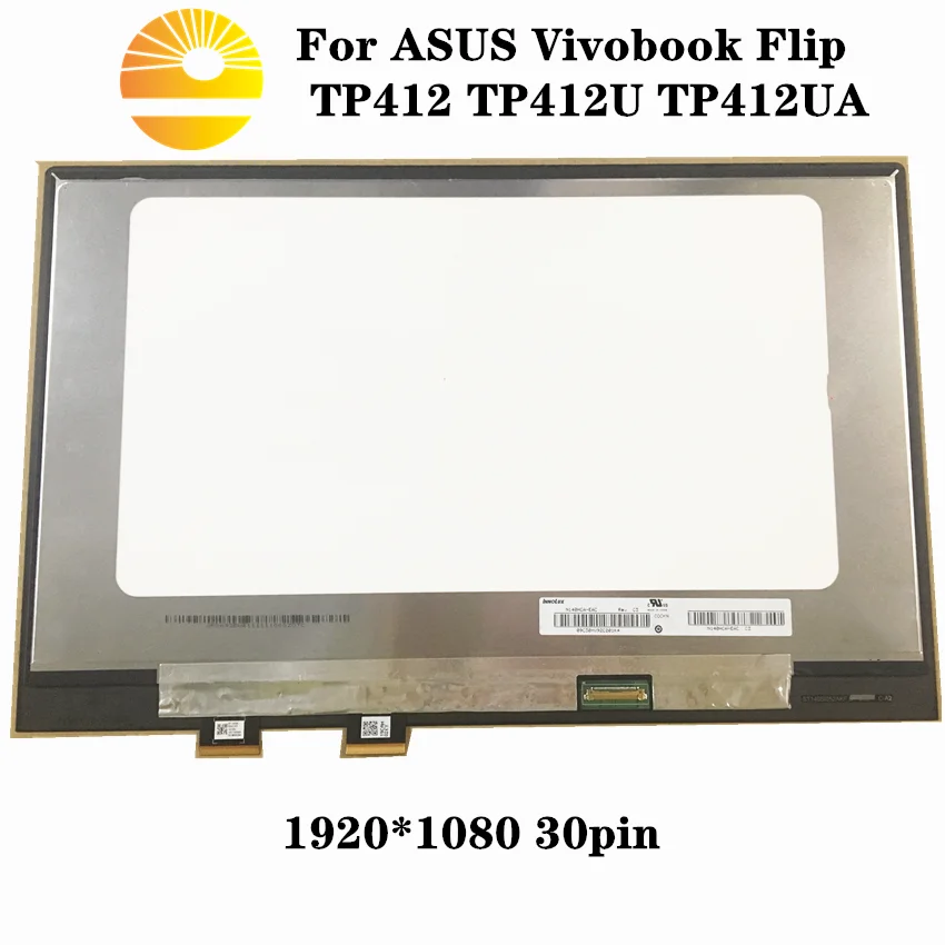 N140HCA-EAC 1920*1080 14,0 ЖК сенсорный экран в сборе без рамки для ASUS VivoBook Flip 14 TP412 TP412U TP412UA