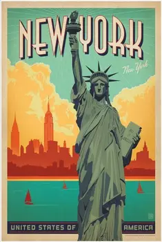 

new york acrylic paint wall decoration pictures by numbers Statue of Liberty oil paint painting by numbers