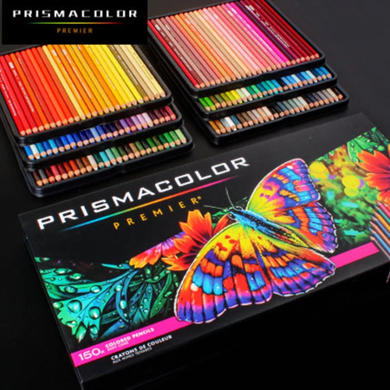 ISMACOLOR-Crayons de couleur gras professionnels, fournitures scolaires et  de bureau, dessin, magasin, 24 couleurs, 48 couleurs, 72 couleurs, 132/150  couleurs, Lapis de cor