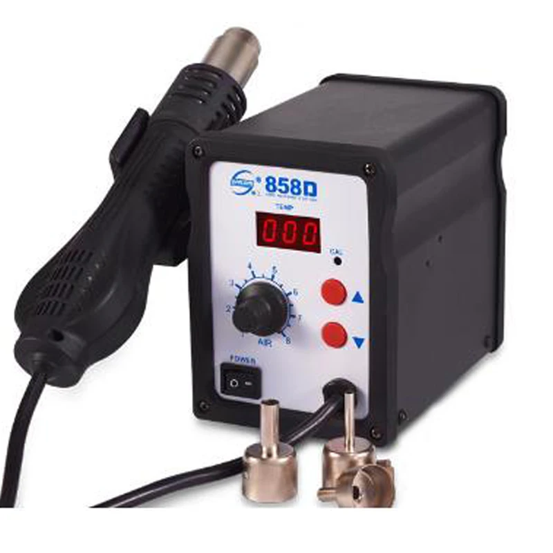 

858D Digital Hot Air Gun Constant Temperature Adjustable Desoldering Station Mobile Repair Heat Gun