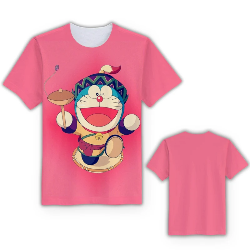 Коллекция года, 1 предмет, серия Doraemon, модные футболки с аниме рисунком, Повседневная рубашка Летняя футболка с короткими рукавами по индивидуальному заказу новая крутая футболка унисекс - Цвет: see chart12