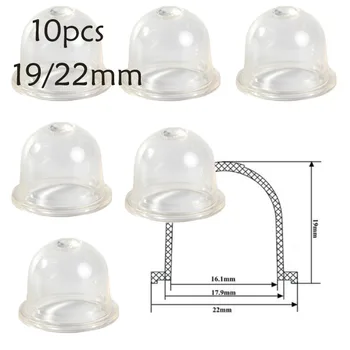 10/20pcs Pezzi di Ricambio Carburatore 19/22mm Carb Primer Lampadina Tappo Piccola Pompa Del Carburante Per Motoseghe Ventilatore Trimmer Decespugliatore Sostituire