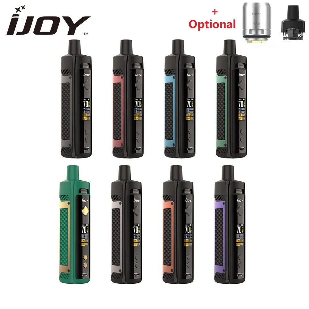 Оригинальный комплект модов IJOY Jupiter Mod Pod 70 Вт катушек с сеткой 0 6/0 2 Ом для катушки