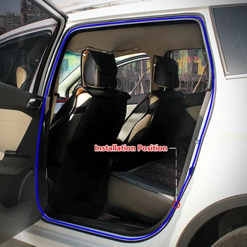 

Auto 16M Universal Sealing Strip B-Shape Noise Reduce Trim Rubber Car Door Edge