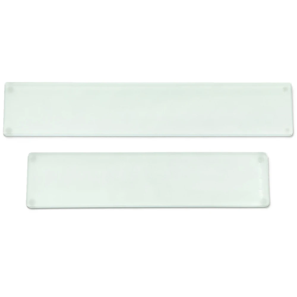 mstone crystal Wrist Rest Made from K5 glass Rubber feet for mechanical keyboards gh60 xd60 xd64 80% 87 100% 104 xd84