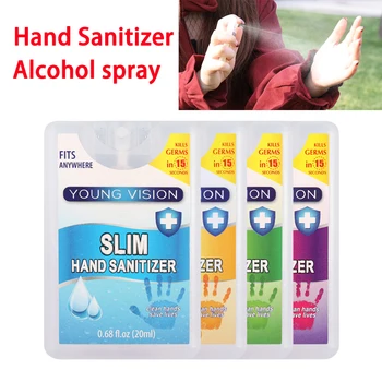 

20ml Disinfection Water-free Hand Sanitizer Alcohol Portable Spray Disposable Prevention Hand Sanitizer For Travel Dropshipping