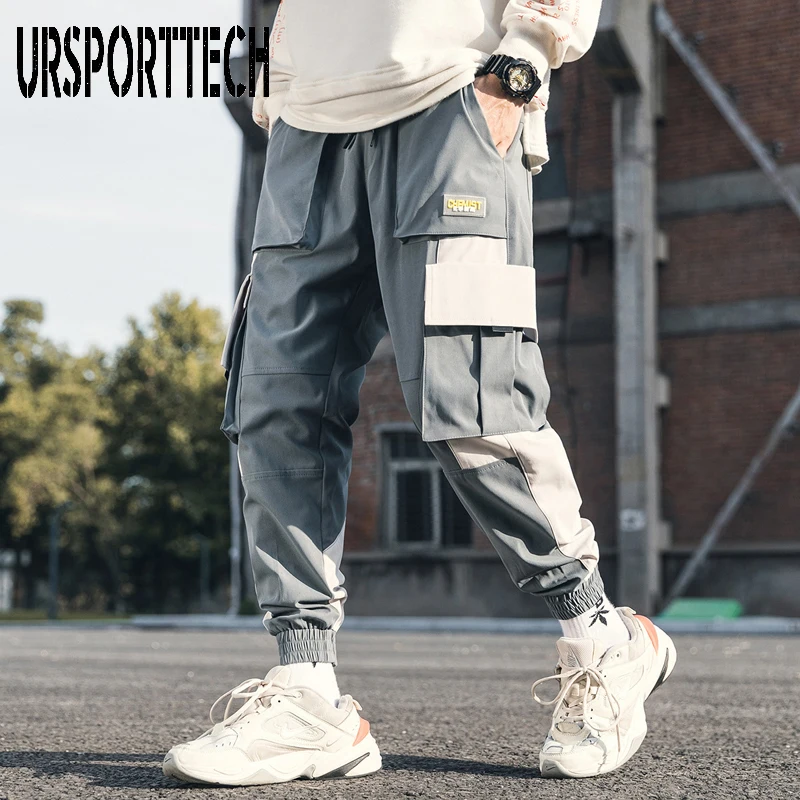 2020 New Streetwear Men's Jogger Pants Hip Hop Cargo Pants Man Big Pockets Sweatpants Big Size Tactical Harem Pants Men Trousers 2020 New Streetwear Men's Jogger Pants Hip Hop Cargo Pants Man Big Pockets Sweatpants Big Size Tactical Harem Pants Men Trousers