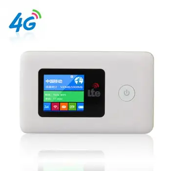 

4G LTE Mobile WiFi Wireless Router Hotspot LCD Displa Supports 10 Users Portable Router Modem for Car Home Mobile Travel Camping