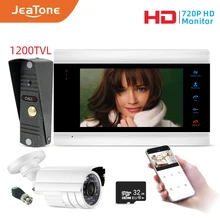 Special Offers Jeatone 7'' WiFi IP Video Door Phone Intercom System+Waterproof 1200TVL Mini Doorbell and CCTV Camera , Support Remote unlock Special Offers Jeatone 7'' WiFi IP Video Door Phone Intercom System+Waterproof 1200TVL Mini Doorbell and CCTV Camera , Support Remote unlock