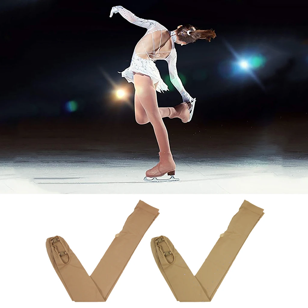 Sportswear Figure Ice Skating Pants Women Girls Ice Skating Leggings Tights Shoes Cover Trousers with Buckle