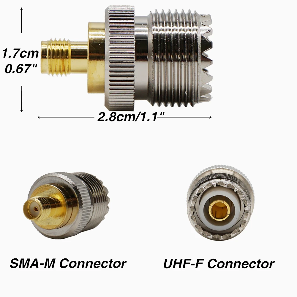 1 шт. радиочастотный коаксиальный разъем адаптера гнездо SMA разъем UHF тонкая медь PL259 конвертер коаксиальные соединители# YR01 Na770S антенна