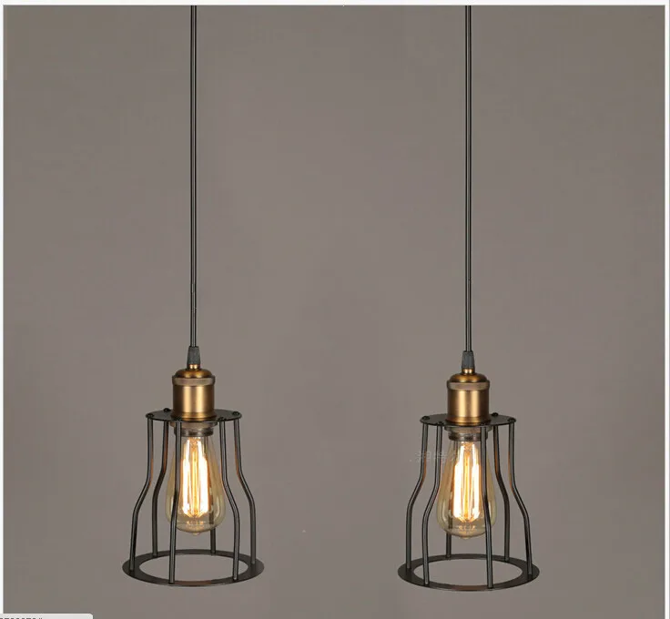 

Scandinavian Designer Pendant Light LOFT Industrial Warehouse Lamp Dining Room Den Bedside Bar Iron Pendant Lamps