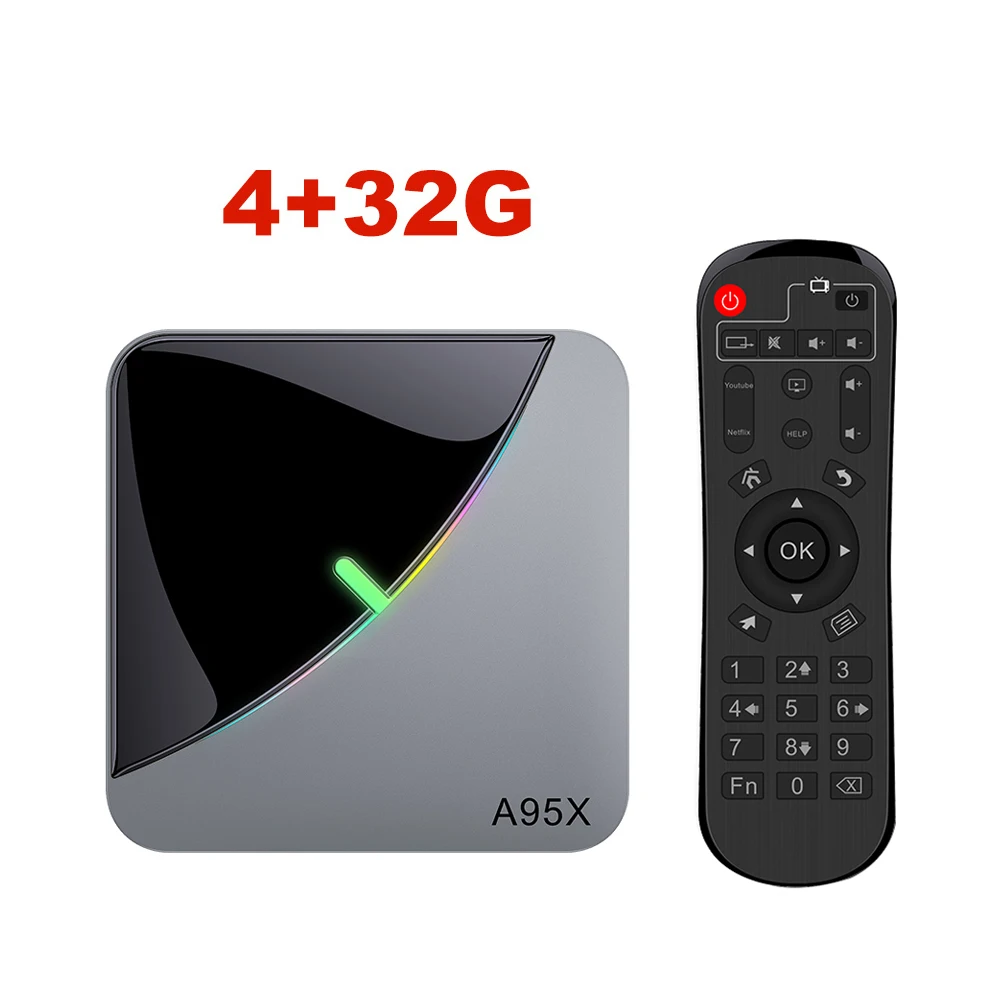 A95X F3 AIR Android 9,0 ТВ приставка Amlogic S905X3 четырехъядерный 2,4G/5G Wifi BT4.2 8K HDR медиа приставка Netflix Google VS X96 MAX - Цвет: 4g32g