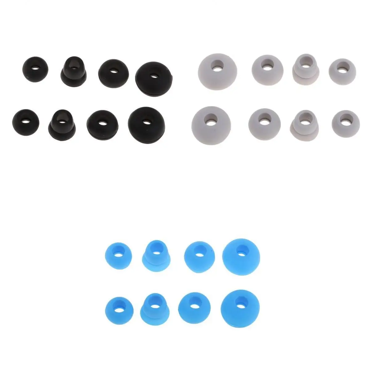 3 Sets Replacement Silicone Eartips Earbuds Eargels for Beats by dr dre Powerbeats 2 Wireless Stereo Earphones