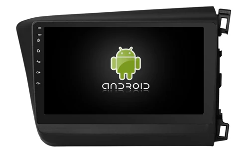 Встроенная 4G Lte Автомобильная Интеллектуальная навигационная лента рекордер 9,0 android автомобильный gps Радио мультимедийный плеер для honda CIVIC(RHD