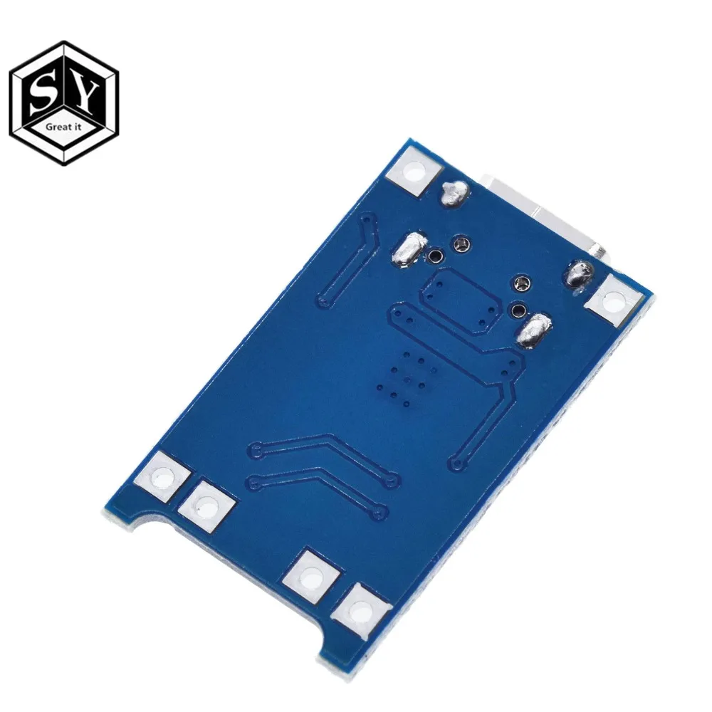 5 шт. тип-c USB 5 В 1A 18650 TP4056 модуль зарядного устройства литиевой батареи зарядная плата с защитой двойные функции 1A Li-Ion хорошее
