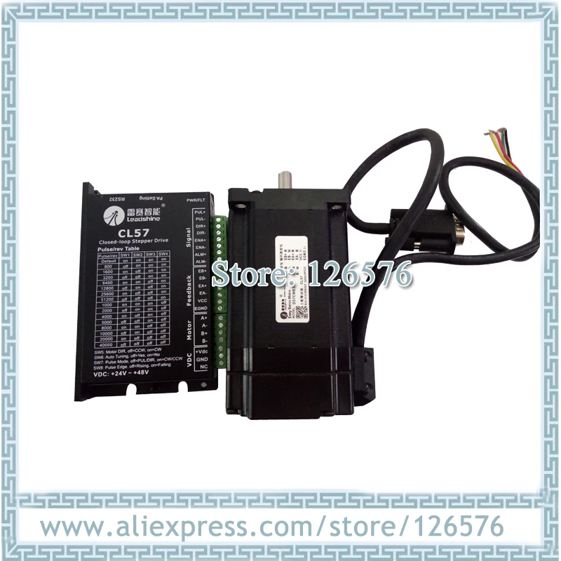 Двухфазный шаговый двигатель с замкнутым контуром Leadshine CL57 + 60CME30X 3N.m NEMA23 60