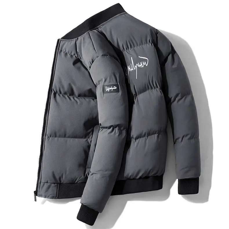 Thicken Winter Warm Cotton Padded Jacket Coat Men Stand Collar Down Jacket Male Heavy Coat Man Outerwear 2019 Black  Friday New 02