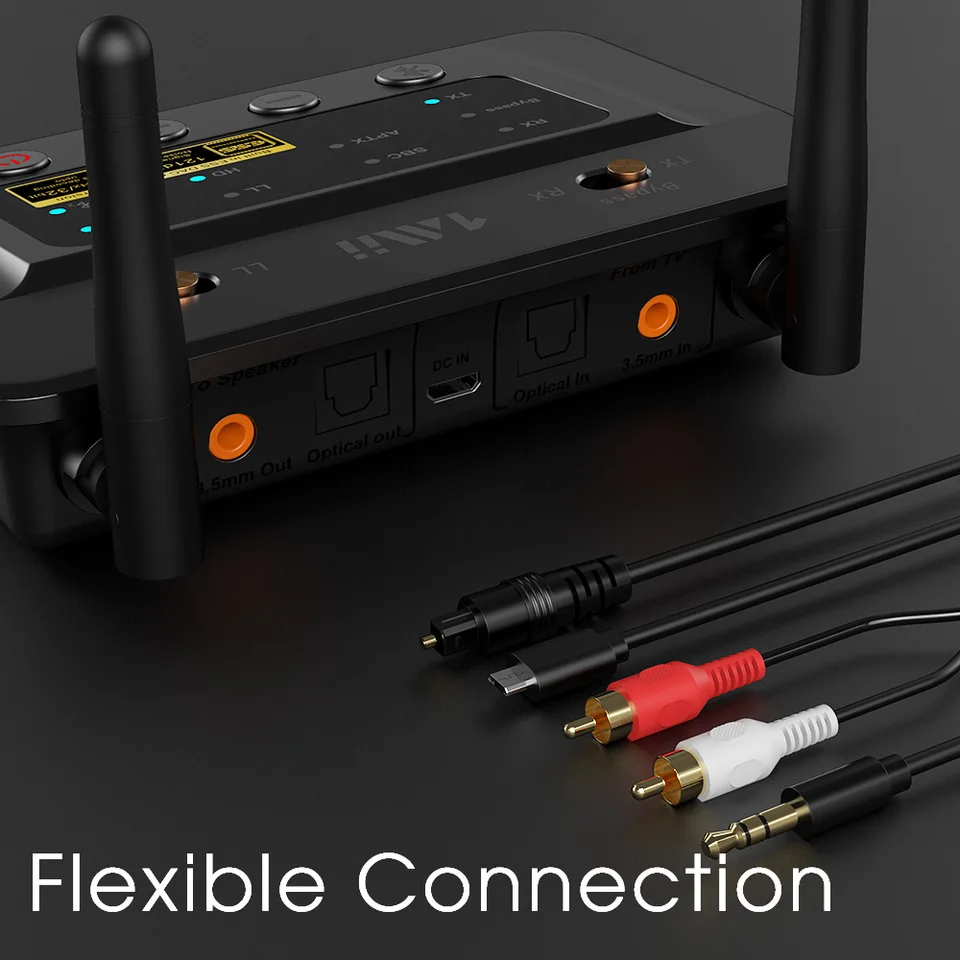 1Mii B03Pro bluetooth 5.0トランスミッタレシーバaptx ll hd CSR8675