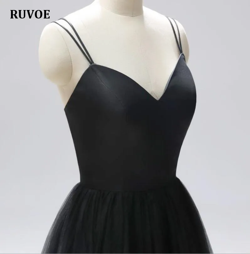 Vestido de festa, ТРАПЕЦИЕВИДНОЕ длинное вечернее платье, платья с открытыми плечами размера плюс, черное тонкое платье с открытой спиной