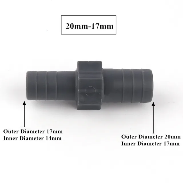 1Dcs 20 16 14 Mm - 17 12 Pvc Reduker Ízületek Tömlőcsatlakozók Kerti Öntözési Akvárium Szivattyú Otthoni Barkácscsövek Adaptere - Image 6