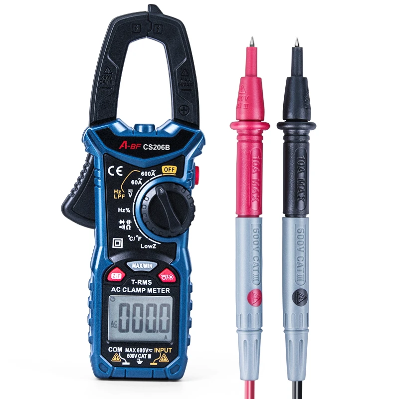 Abf Ac Dc Current Clamp Meter Auto Range Ncv True Rms Amperometric