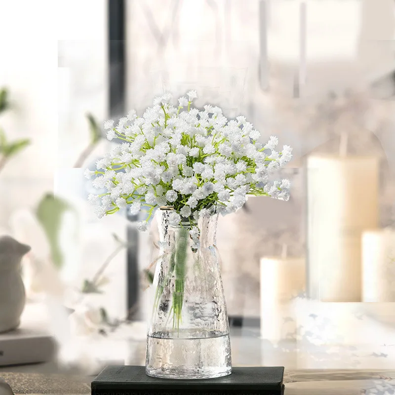 1 шт. белые детские дышащие цветы Искусственные Поддельные Gypsophila DIY Цветочные букеты композиция Свадебный домашний декор