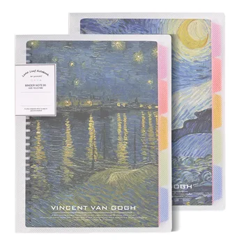 

Laptop B5 Horizontal Book Simple College Student Transparent Coil Deconstructable A5 Buckle Pumping Rod DaoLen Loose-leaf Notebo