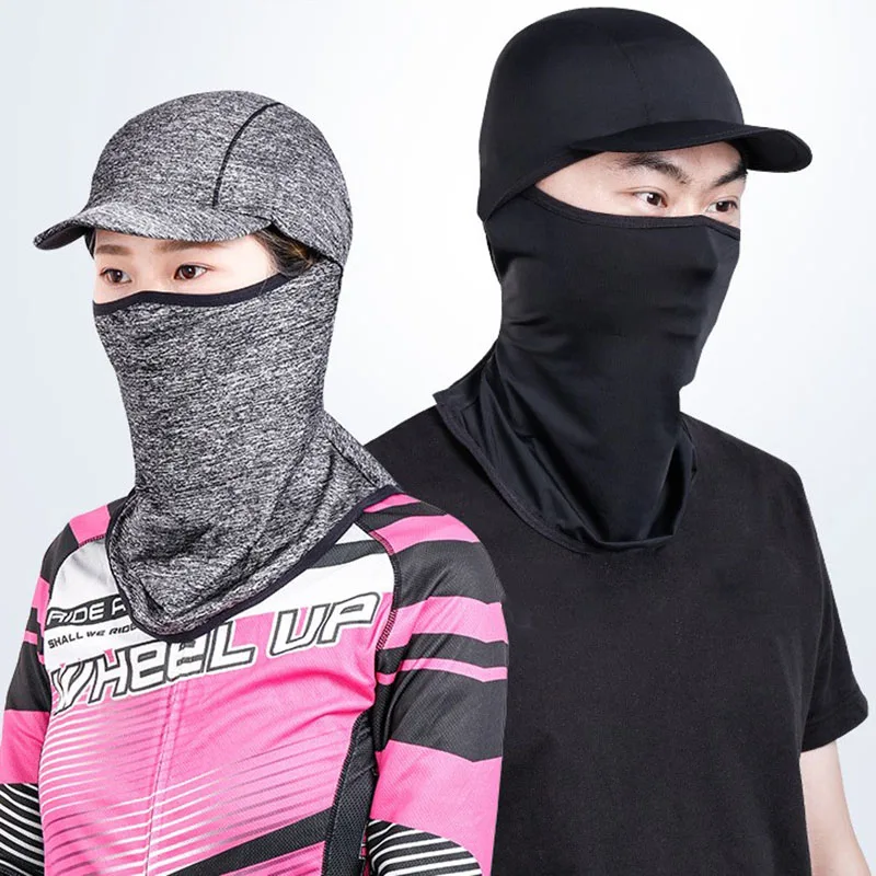 Вискоза непроницаемый для солнечных Headmask Спорт на открытом воздухе шляпа головные уборы маска для лица Спорт на открытом воздухе для верховой езды практичное оборудование