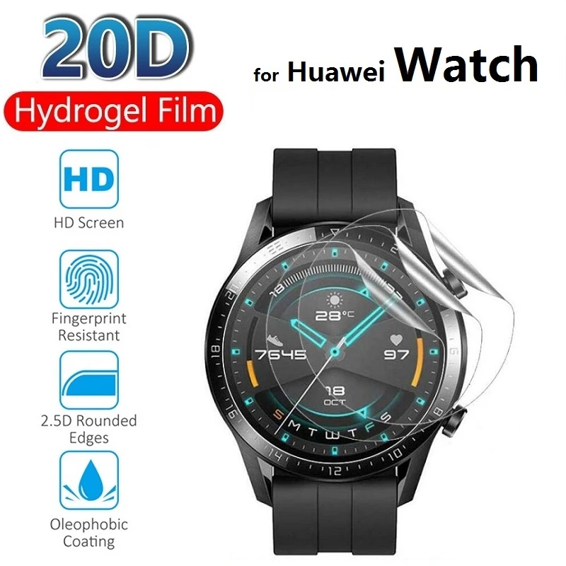 2 3 5 6 Pcs Hydrogel Protective Film For Huawei Watch GT 2e 2 Pro 46MM 42MM Screen Protector For Wuawei Huawai GT2E GT2 Not Glas