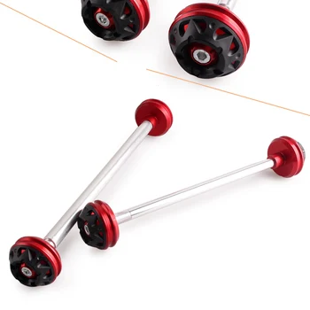 

Motorcycle Front & Rear Axle Fork Carsh Sliders Set For YAMAHA R1 2004-2006