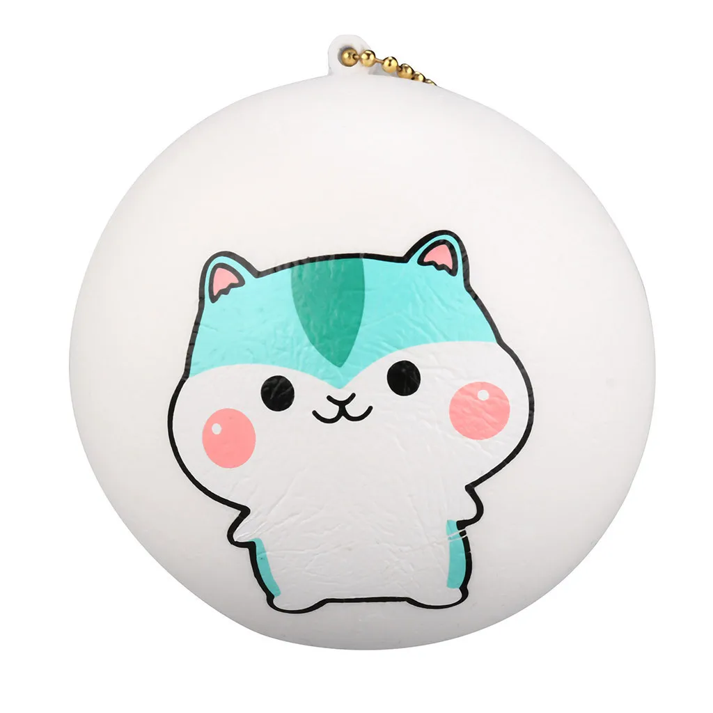 Trinket Stress Relieve Gifts cartoon Bread Pendant Charm Slow Rising Collection Stress Reliever Toys vent Pressure relief toy #B