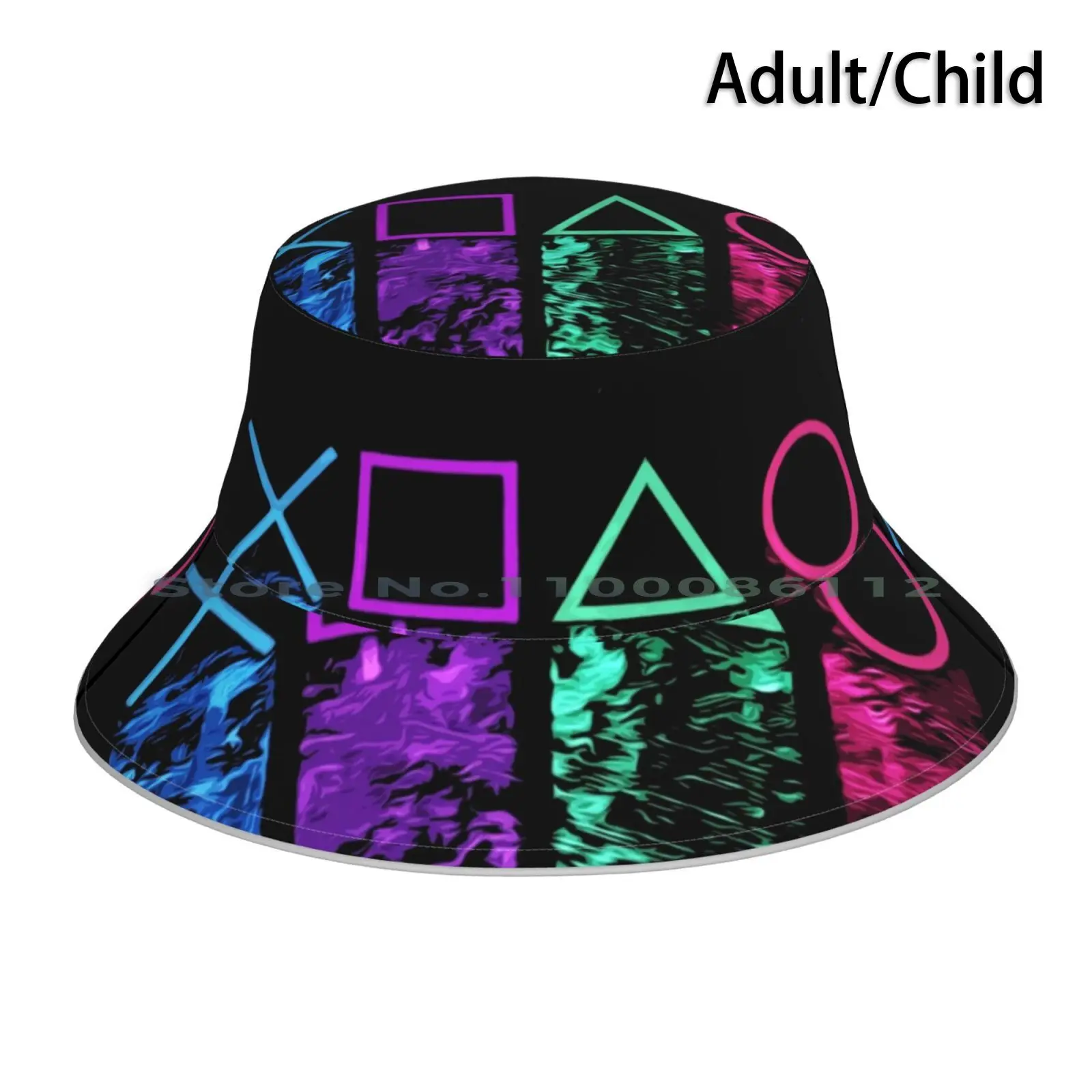 The Player Bucket Hat Sun Cap Ps4 Console Videogiochi Gamer Stream Play Destiny 2 Two Kingdom Hearts Anime Sleeve Ultimate Sees