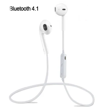 

Tiptop 4.1 Bluetooth Wireless Stereo Earphone Earbuds Sport Headphone Headset for Phone XS X 9 8 7 Plus Android