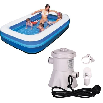 

1 Set Electric Swimming Pool Filter Pump Above Ground Pools Cleaning Paddling