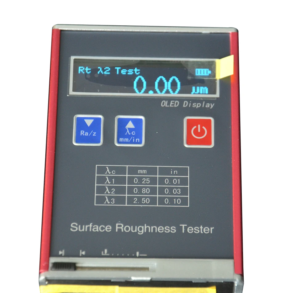 Портативный тестер шероховатости поверхности 0.001um цифровое оборудование для обнаружения Высокая точность Тестер шероховатости поверхности