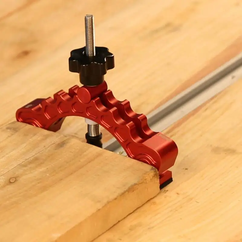 

T-Track Clamp Adjustable Quick Acting Hold Down Clamp Precision Woodworking Tool Elaborate Manufacture Prolonged Durable