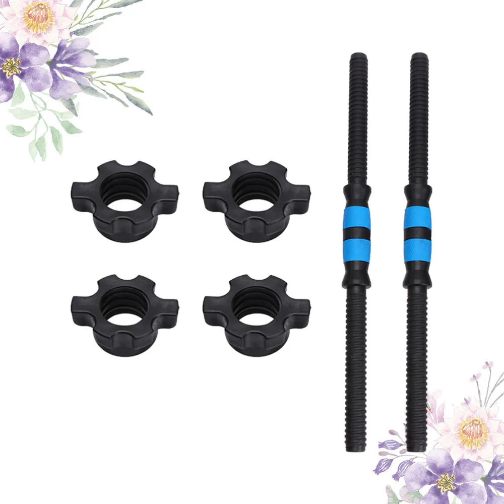 1 Set 50cm Dumbbell Bar Barbell Connecting Rod Hand Bell Grip Household Fitness Equipment for Home Gym Use (2pcs Dumbbel | Спорт и