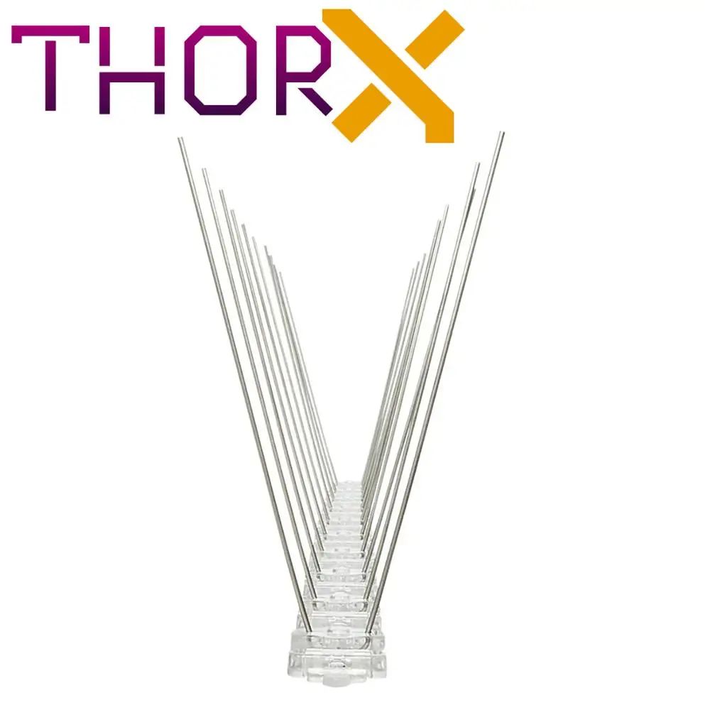 

MH-02-TP 2 row pigeon spikes on polycarbonat base - high quality solution for bird control spikes