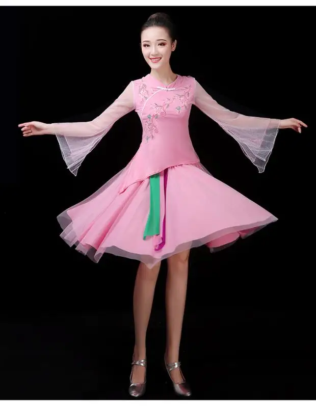Сказочный старинный китайский костюм hanfu Женский китайский костюм народное платье сценический костюм