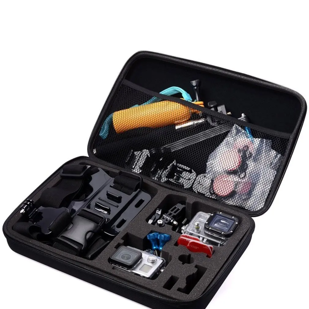 

Large EVA Storage Carry Hard Bag Case Box for GoPro 3 3+ 4 5 SJ4000/5000/6000/7000/8000/9000 for Xiaomi Yi