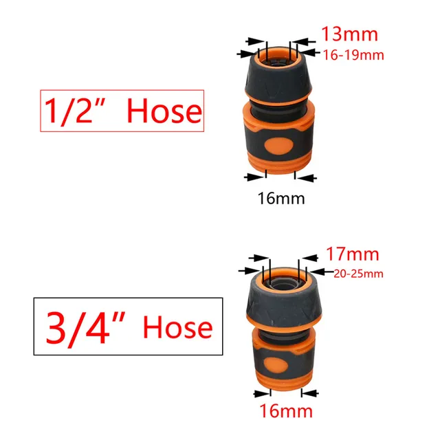 Kert Forgó Sprinkler Tartó 1/2 3/4 "Műanyag Tüske Beillesztése Őrölt Kerti Tömlő Öntözés Örvény Adapter - Image 3