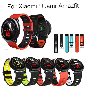 

Wrist Strap 22mm Sports Silicone band For Xiaomi Huami Amazfit Stratos 2 2S Smart Watch Replacement Smart Accessories Soft band