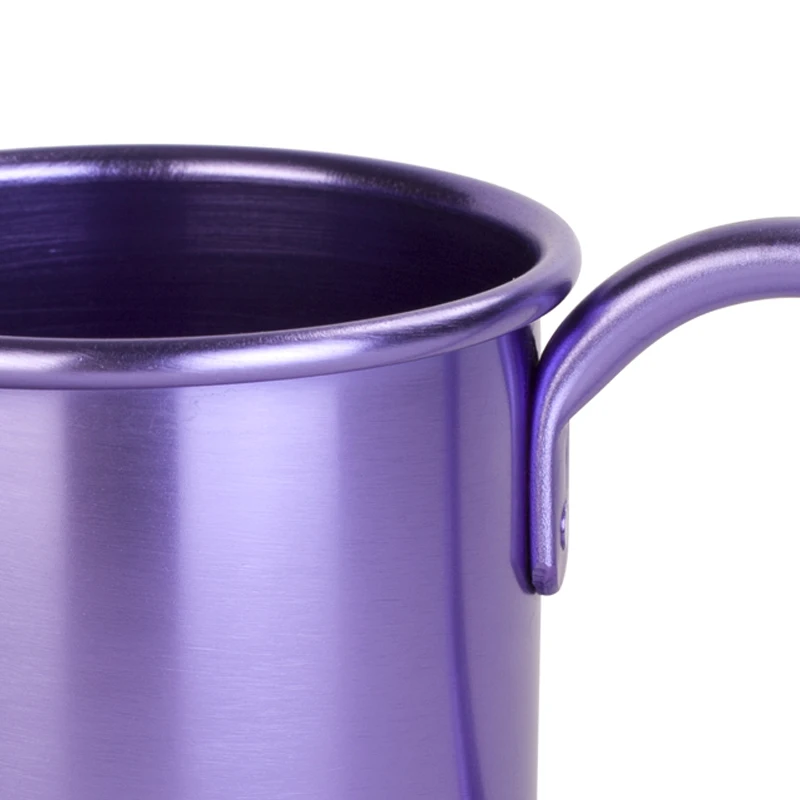 Supply multi colored aluminum mule mug wholesale anodized coffee cup