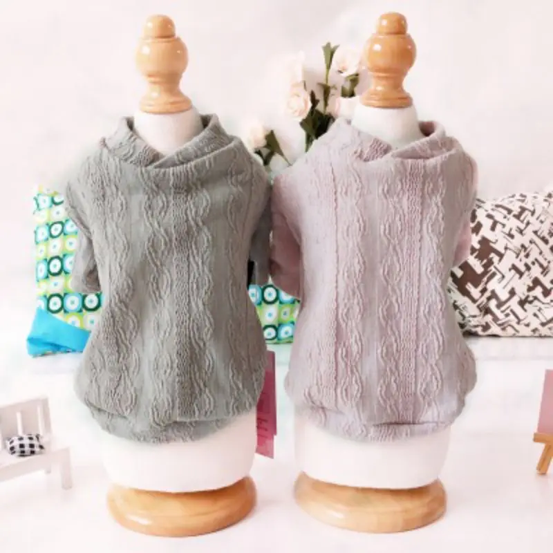 

Dog Sweater With 2-legged Knitting Costume Puppy Cold Weather Clothes Pull Chien Pet Chihuahua Warm Dog Jersey Sweater
