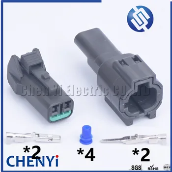 

1set 2 pin auto connector female and male waterproof automotive wiper electric connectors 7123-8520-40 7222-8520-40 PB015-02850